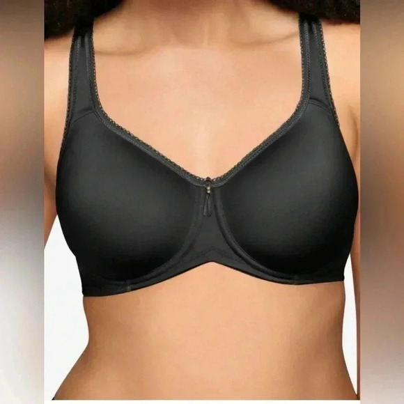 Wacoal Basic Beauty Underwire, Black T-Shirt Bra in Size 36DDD or 36F. - Picture 1 of 10